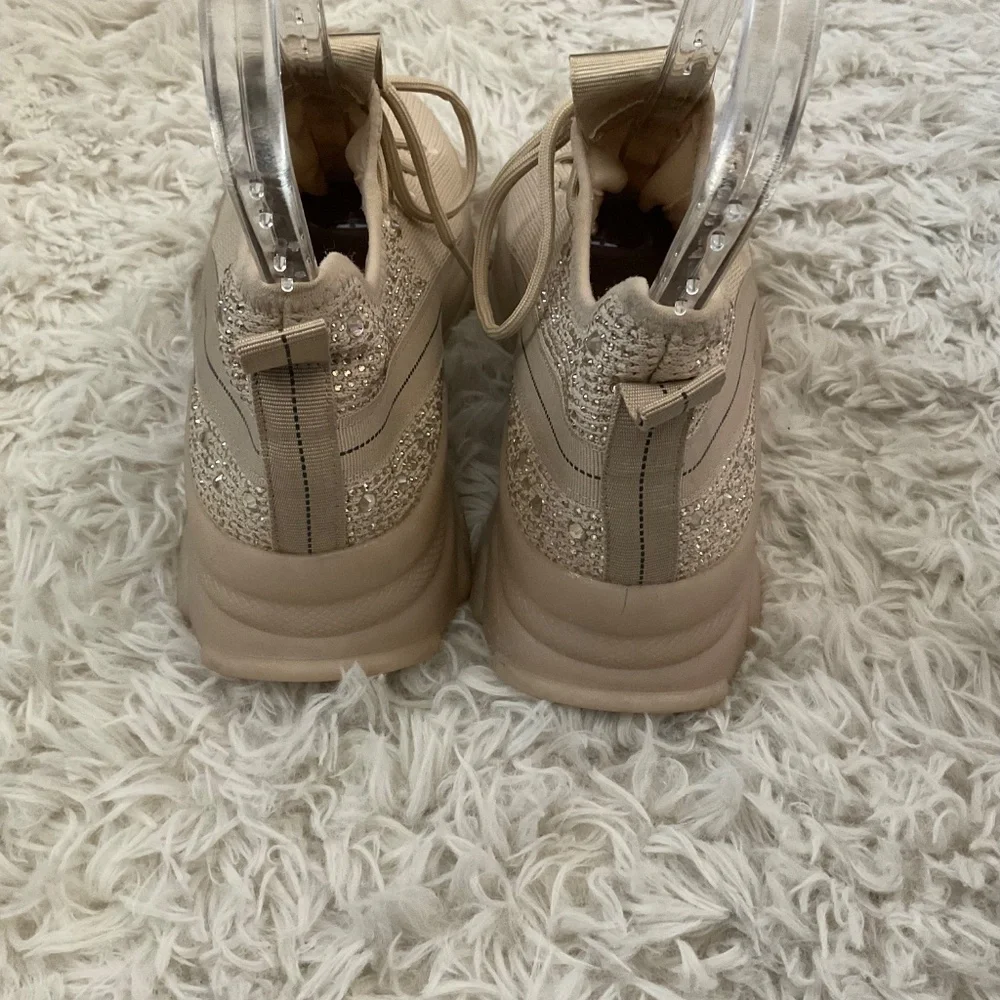 Madden‎ Girl Shimmerr Sneakers - Tan - Size 10